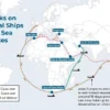 Shipping Routes in Middle East